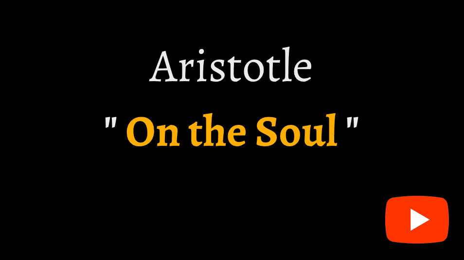 video sample of Aristotle's 'On the Soul' on YouTube