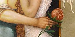 a lover's hand holding a rose