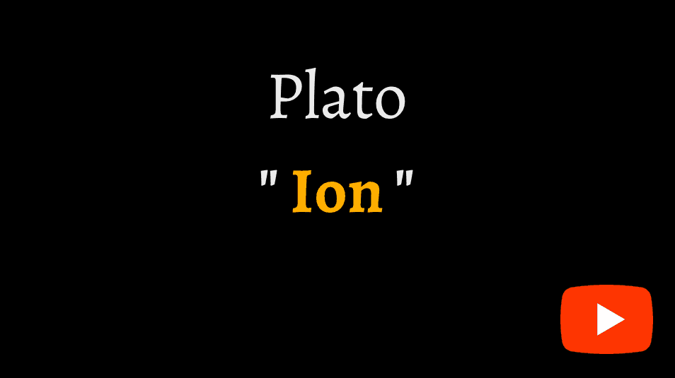 video sample of Plato's dialog Ion on YouTube