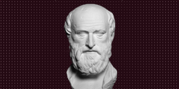 marble head of the rhetor Lysias