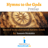audiobook and or videobook the 'Hymns to the Gods' by Proclus