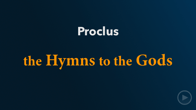 video sample of the Hymns to the Gods of Proclus on YouTube